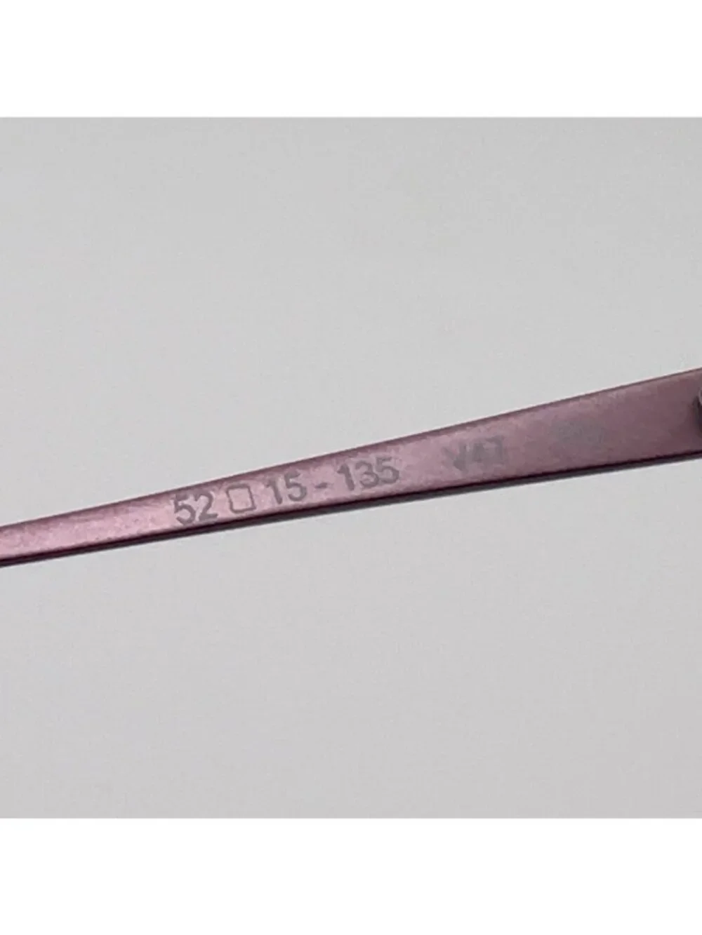 Vera Wang V47 FU Eyeglass Frames Women's Full Oval Pink Mauve 52-15-135 Italy